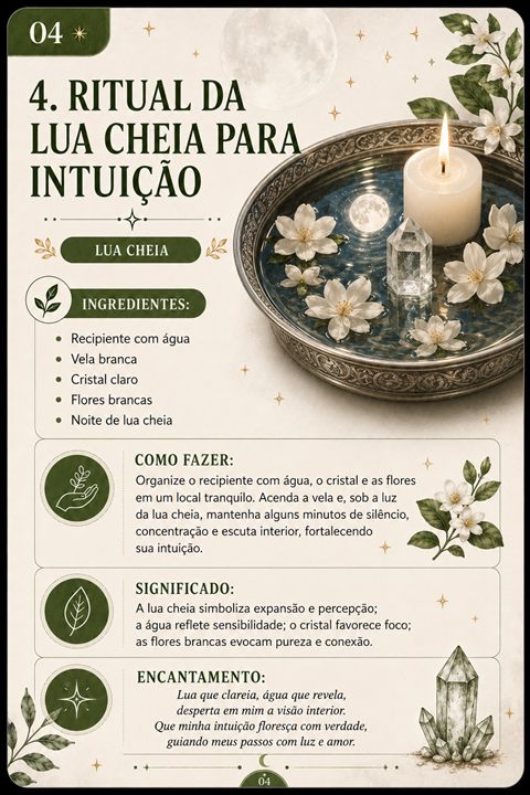 Card de amostra: Ritual da Lua Cheia para Intuição